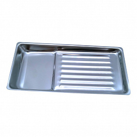 Лоток стоматологический ЛМС - "МЕДИКОН", 195х90х25 на 8 инструментов