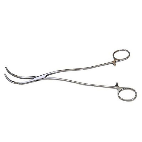 Диссектор с изогнутыми ручками, с кремальерой №4, 220 мм Surgiwell