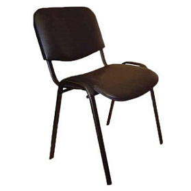 Стул ИЗО (к/з черный, каркас черный)