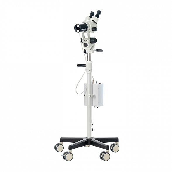 Кольпоскоп КС-02 «Эконом» вариант 201, прямой штатив, пятилучевое основание