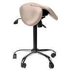 Кресло-седло EZDuo (коричневая экокожа)