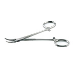 Зажим кровоостанавливающий Москит изогнутый для новорожденных 125 мм Surgicon