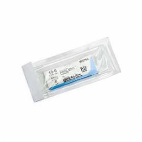 Шовный материал ПРОЛЕН 10/0, 13 см, синий  Кол. 5 мм, 3/8 Ethicon