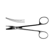 Ножницы хирургические, изогнутые, 150 мм