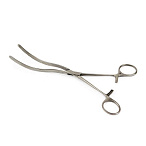 Зажим кишечный эластичный для взрослых изогнутый 235 мм