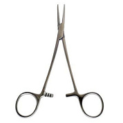 Зажим кровоостанавливающий тип "Москит" изогнутый 150 мм Sammar