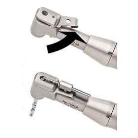 Nouvag 5060 - угловой хирургический наконечник с поворотной защелкой, без света, 16:1, Nouvag