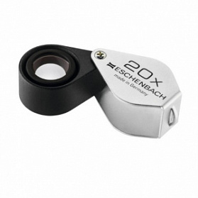 Лупа техническая ахроматическая складная в металлическом корпусе Eschenbach, диаметр 17 мм, 20.0х