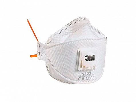 Респиратор с клапаном 3-й степени защиты 9332 3M
