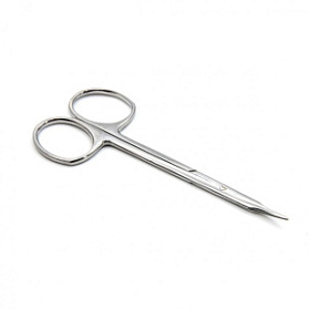 Ножницы роговичные тупоконечные, вертикально-изогнутые, 110 мм. Surgiwell