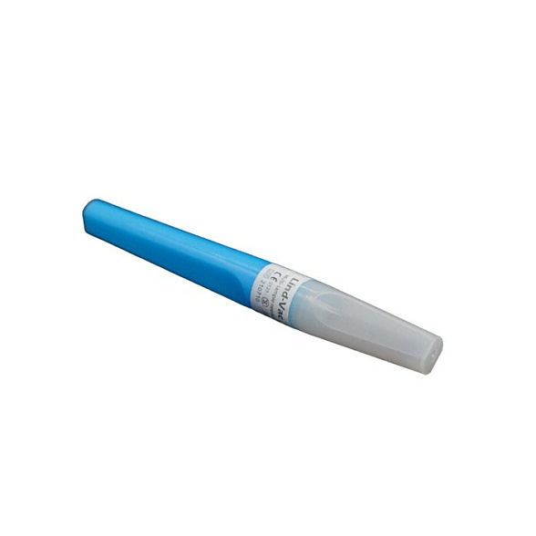 Игла двусторонняя для забора крови с визуальной камерой Lind-Vac 0,6 мм х 25 мм (23G х1''), 50 шт/уп