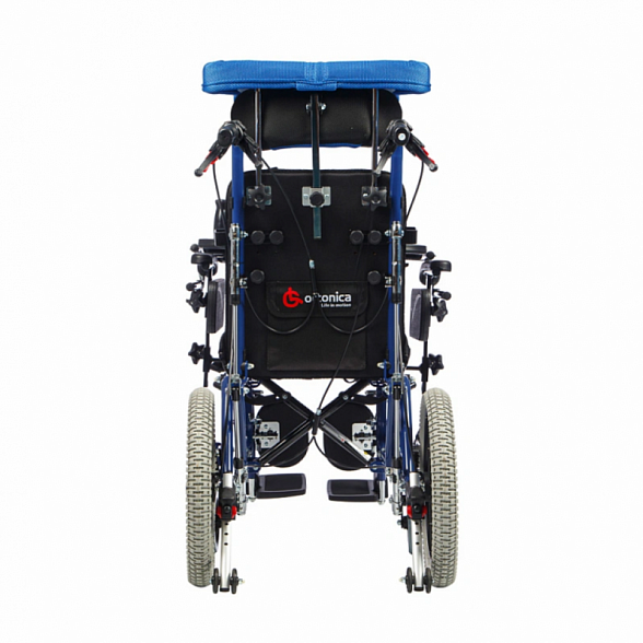 Детская инвалидная кресло-коляска механическая Ortonica Olvia 400 столик и папюшон