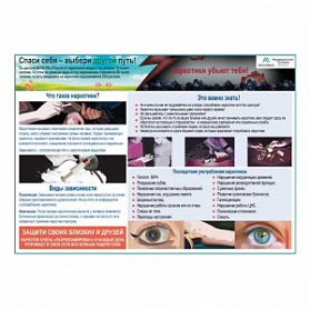 Наркомания плакат глянцевый А1+/А2+ (глянцевая фотобумага от 200 г/кв.м, размер A2+)