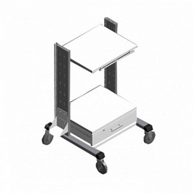 Стойка эндоскопическая аппаратная  Модель 1200 (1200Ш)