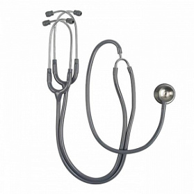 Учебный стетоскоп, хромированный, серый Riester