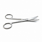 Ножницы тупоконечные вертикально-изогнутые, 140 мм, Surgiwell