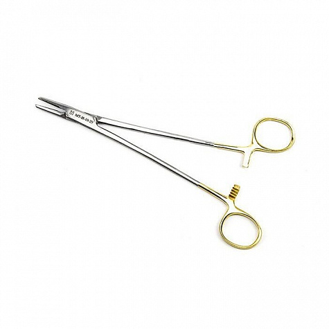 Иглодержатель общехирургический, армированный твердым сплавом, 200 мм ПТО Медтехника