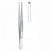 Пинцет хирургический, зубцы 2х3, 18 см KLS Martin