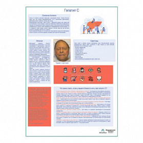 Гепатит C, медицинский плакат А1+/A2+ (глянцевая фотобумага от 200 г/кв.м, размер A2+) Гепатит C, медицинский плакат А1+/A2+ (глянцевая фотобумага от 200 г/кв.м, размер A2+)