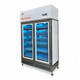 Шкаф стерильного хранения с распашными дверями и лампами УФО для фармацевтических производств (КД 442.120.30)