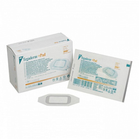 Прозрачная повязка с абсорбирующей прокладкой Tegaderm + pad 3582 5 см х 7 cм 50 шт., 3M