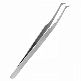 Косметологический инструмент пинцет PT-600-D острый с углом Metzger