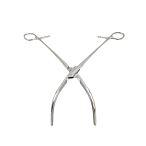 Зажим жесткий для влагалищных операций, №2, изогнутый, 233 мм. Surgiwell