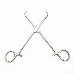 Зажим для операционного белья (цапка) по Бакхаузу, 150 мм