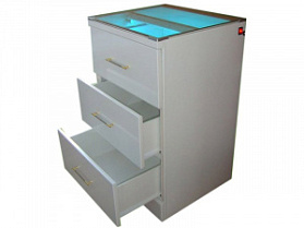 Тумба медицинская металлическая с бактерицидной установкой ТМБ-50