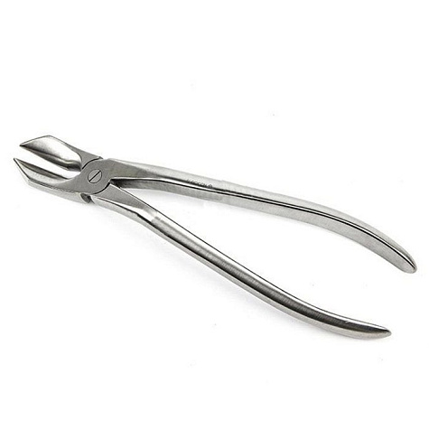 Щипцы костные-кусачки шарнирные с прямыми копьевидными губками мощные