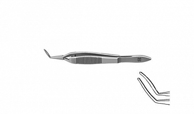 Пинцет для введения линз обратного действия F-7881