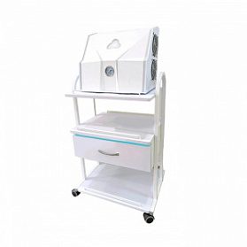 Столик передвижной с ящиком и с УФ подсветкой "АТИСМЕД Трио Люкс"