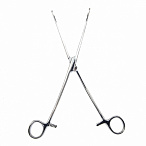 Щипцы кишечные окончатые для взрослых, прямые, 240 мм. Surgiwel