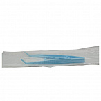 Пинцет изогнутый полимерный одноразовый стерильный 125 мм, 50 шт/уп