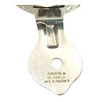 Ложка оттискная стоматологическая, металлическая, для нижней челюсти №2, Surgicon