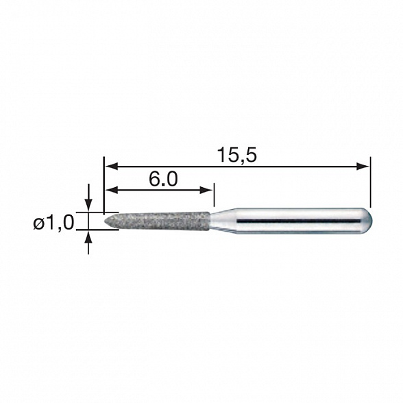 NSK Nakanishi Pico Bur PC6ff - боры для S-Max Pico (3 шт/уп)