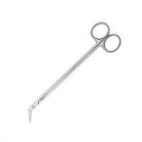 Ножницы POTTS-DE MARTEL, остроконечные, горизонтально- изогнутые под углом 60°, 185 мм (Н-77р), МИЗТ