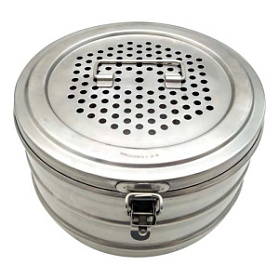 Коробка медицинская стерилизационная с фильтром D-6