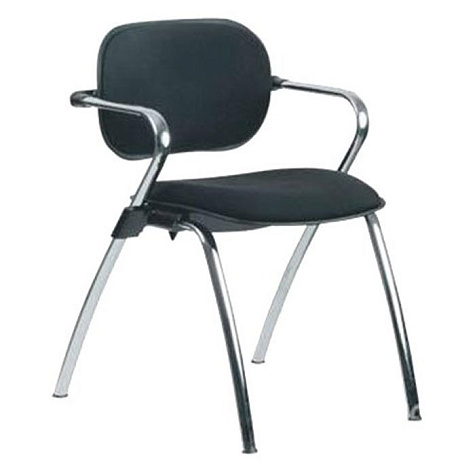 Стул-кресло Эра каркас - хром, обивка - кожзаменитель