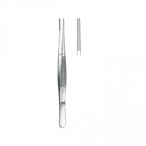 Пинцет анатомический, по POTTS-SMITH, 25см KLS Martin Пинцет анатомический, по POTTS-SMITH, 25см KLS Martin