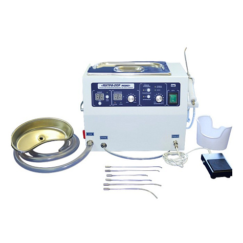 "ИНТРА-ЛОР мини" - струйный аппарат для промывания миндалин, уха, носа