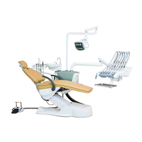 Fengdan BZ637 Luxury - стоматологическая установка, с верхней подачей, бежевая