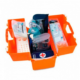 Набор изделий реанимационный для оказания скорой и неотложной помощи (укомпл. по пр. № 752н МЗ РФ) НРСП-01-"МЕДПЛАНТ" без коникотома, без аспиратора, в УСМП-01-Пм/2