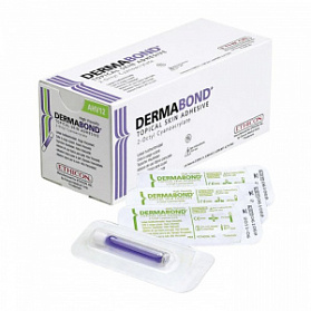 Клей кожный высокой вязкости ДЕРМАБОНД 0.5 мл Ethicon