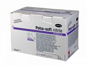 Диагностические неопудренные нестерильные перчатки Peha-soft nitrile, 100 шт, Германия (S)