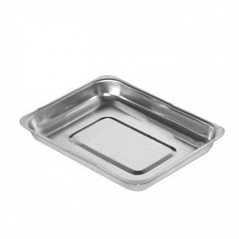 Лоток прямоугольный ЛМПр (Сталь: AISI 430) - "МЕДИКОН" 260х180х30