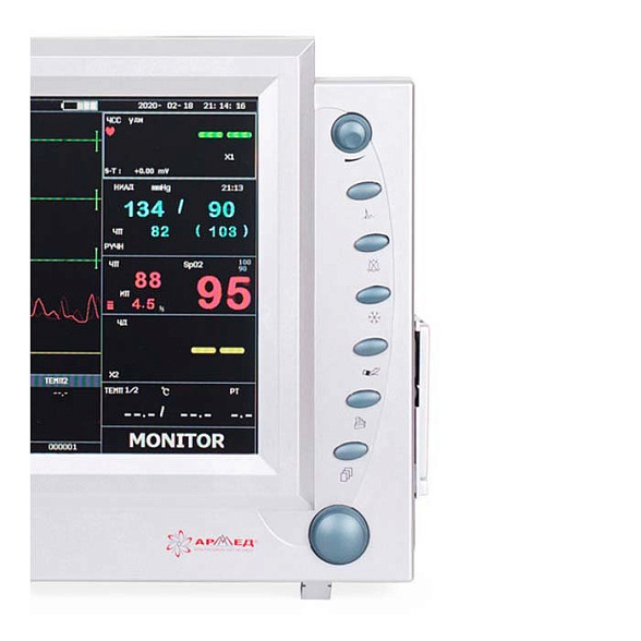 Прикроватный многофункциональный монитор пациента с Nellcor-датчиками PC-9000b Армед