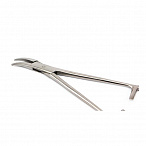 Зажим к/о нейрохирургический изогнутый, повыш. стойк., 145 мм