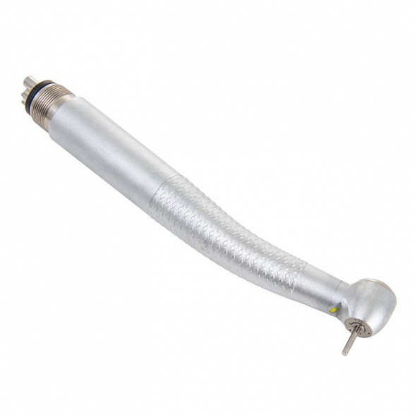 CX207-F-TP - турбинный наконечник с генератором света, с ортопедической головкой, для 4-х канального соединения, Coxo