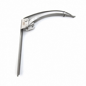 Клинок ларингоскопа MEGALIGHT FLAPLIGHT №3 F. O. с подвижным наконечником, с интегрированным световодом KaWe